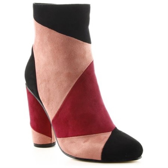 Color Block booties - Picture 1 of 3