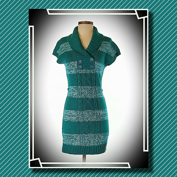 Comfy, Adorable Sweater Dress - Picture 2 of 2