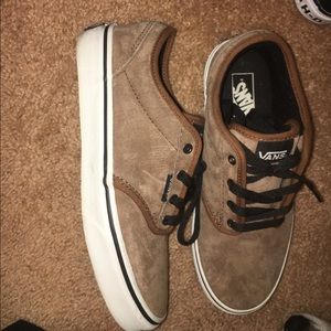 Vans: brown suede. 4.5