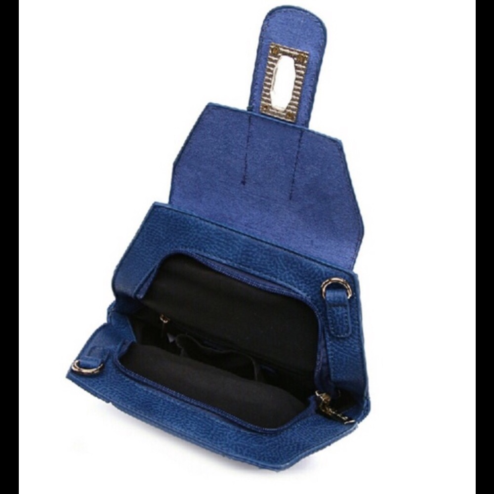 Blue crossbody purse - Picture 4 of 7