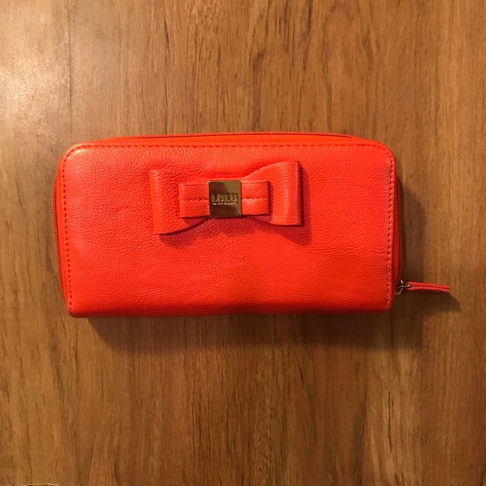 Lulu By Lulu Guinness Wallet Candy Red