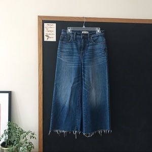 Madewell Wide Leg Crop Jeans
