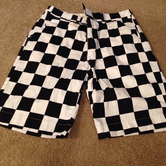 checkered flag shorts
