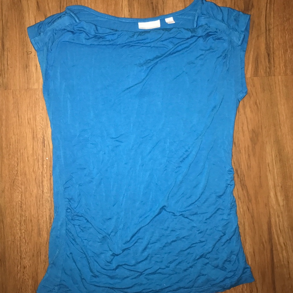 New York & Company Blue Blouse