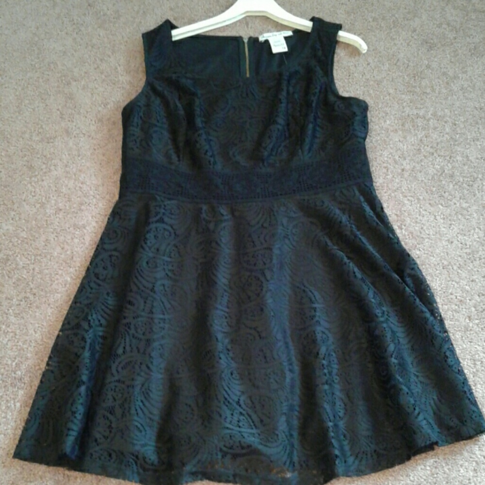 Black lace American rag dress