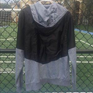 CLEAN VINTAGE TWO TONED ZIP UP HOODIE (CHEAP!!!)