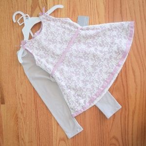 NWT Tahari Baby Floral Tunic and Pants