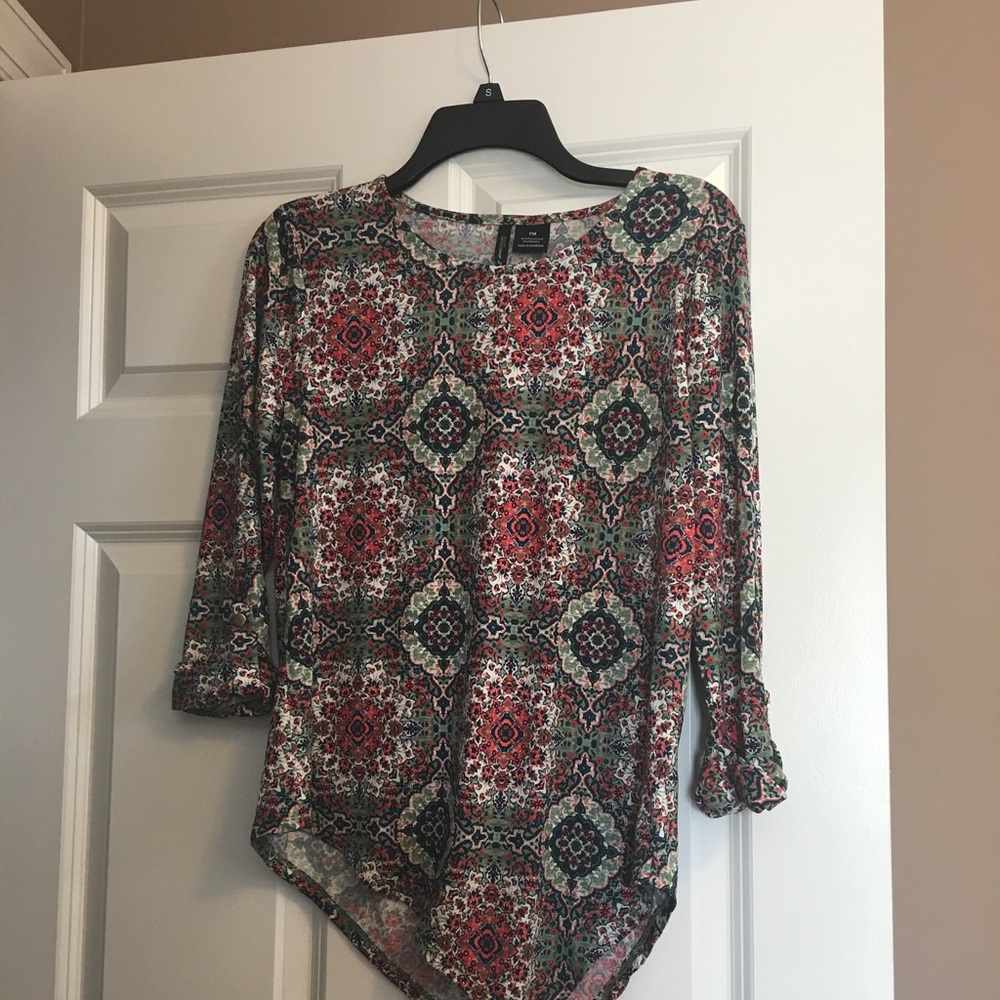 New Directions multicolored shirt