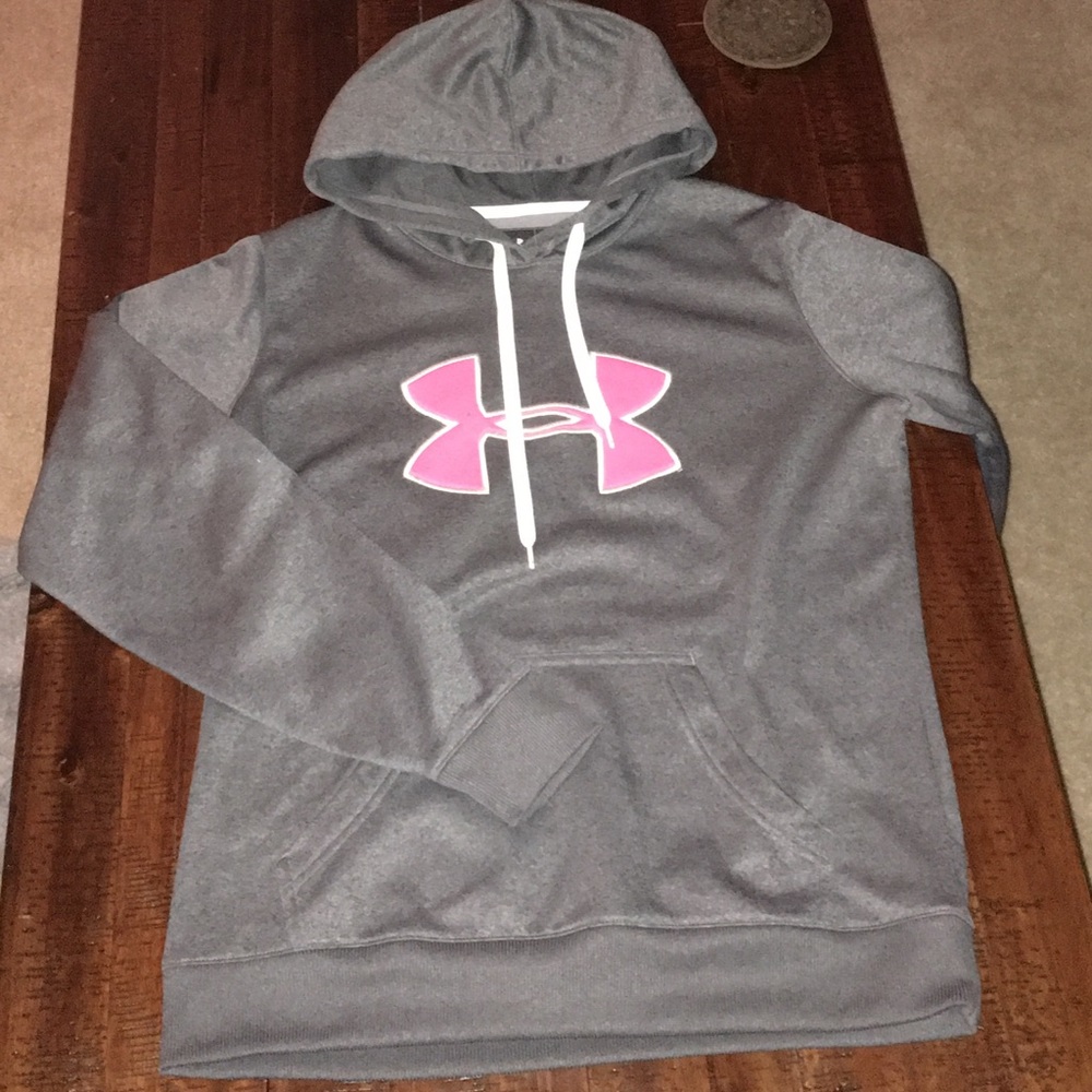 Grey under armour sweatshirt