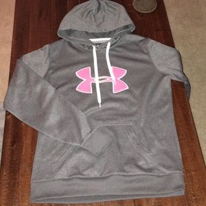 Grey under armour sweatshirt