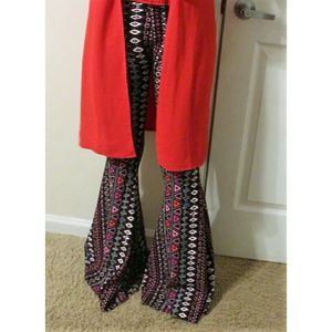 Aztec Print Boho Bell Bottoms