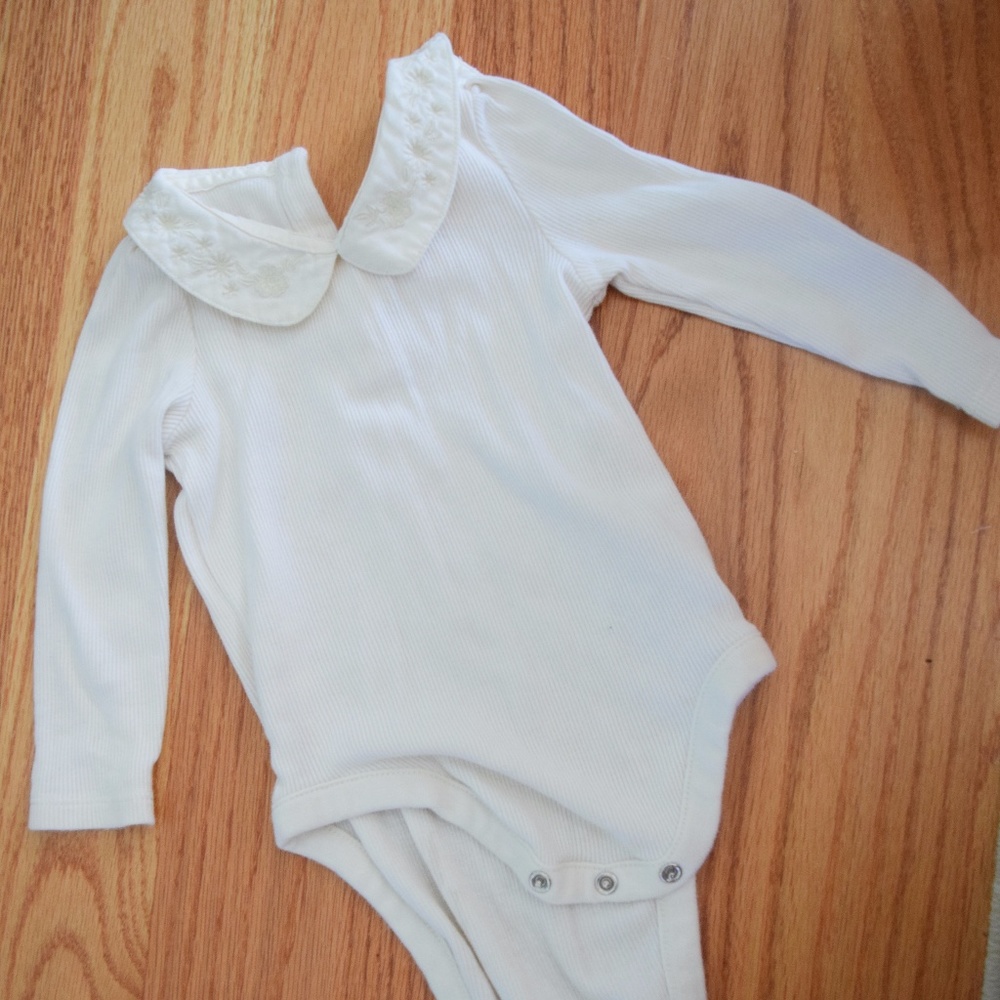 GAP Peter Pan Collar Onesie