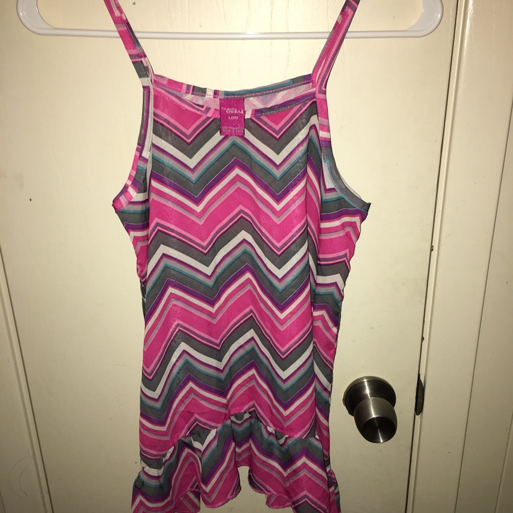 Forever Orchid Spaghetti Strap Babydoll Blouse