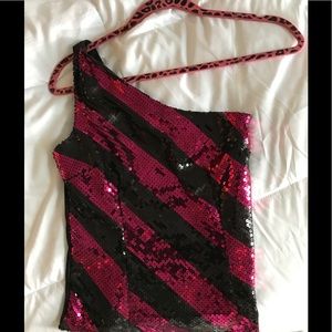 Women's sequin top