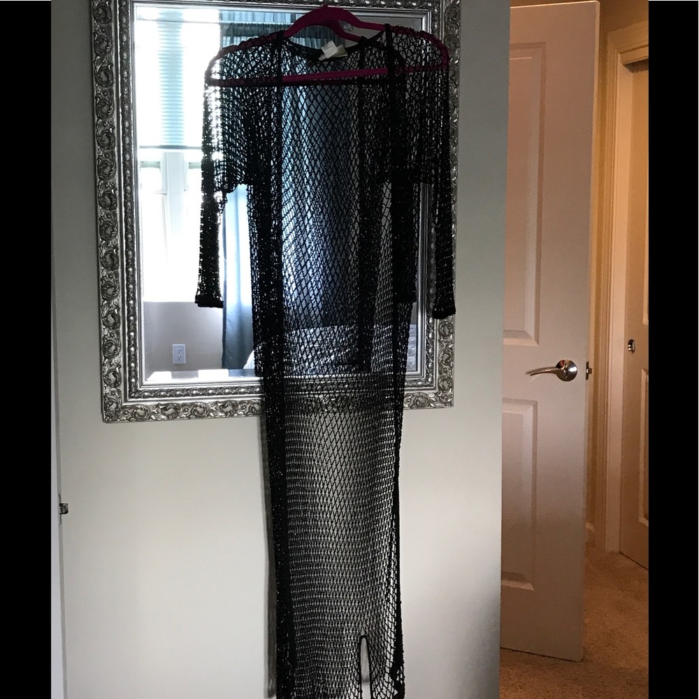 Women's beaded sweater