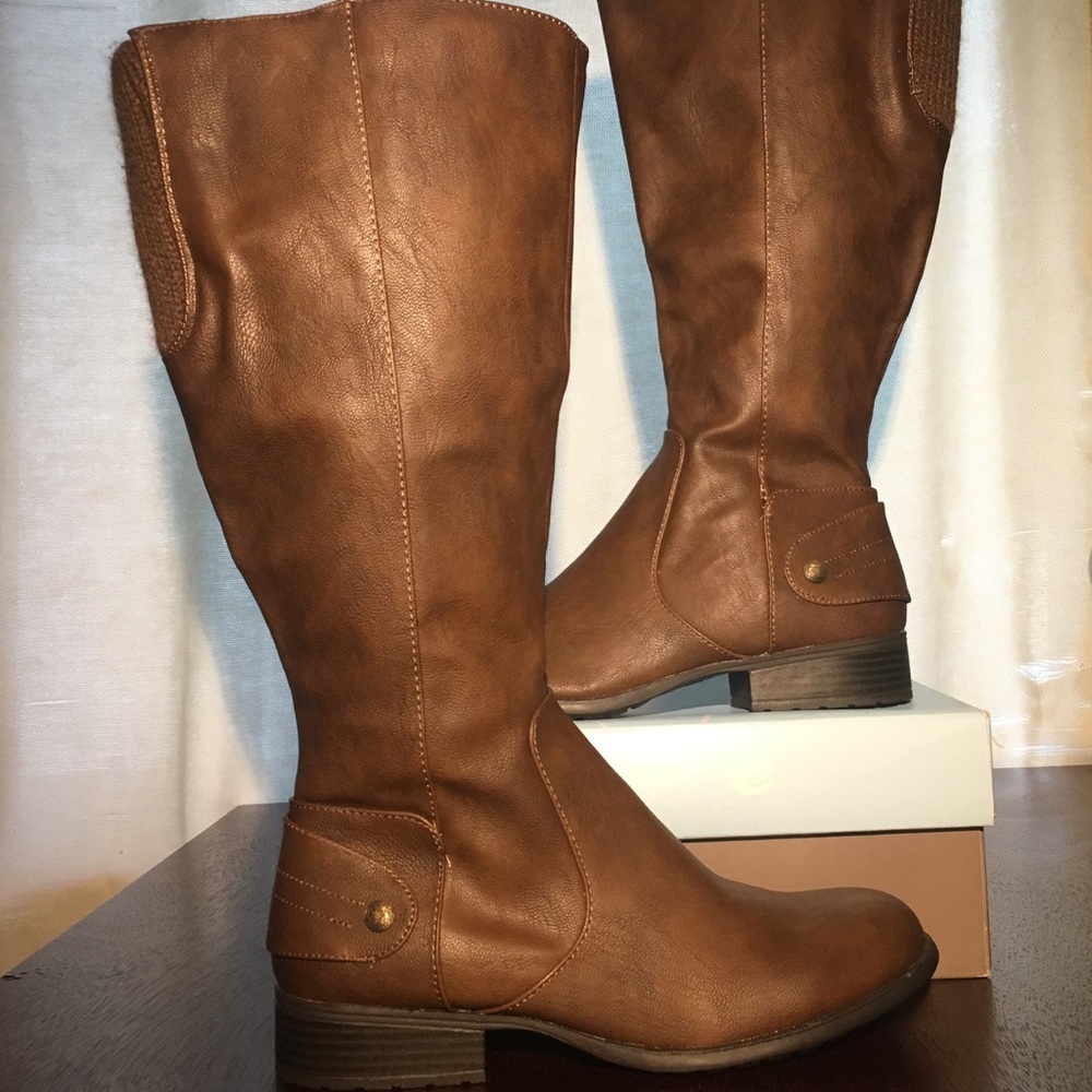 🆕LifeStride Brown Wide Calf Boot🆕