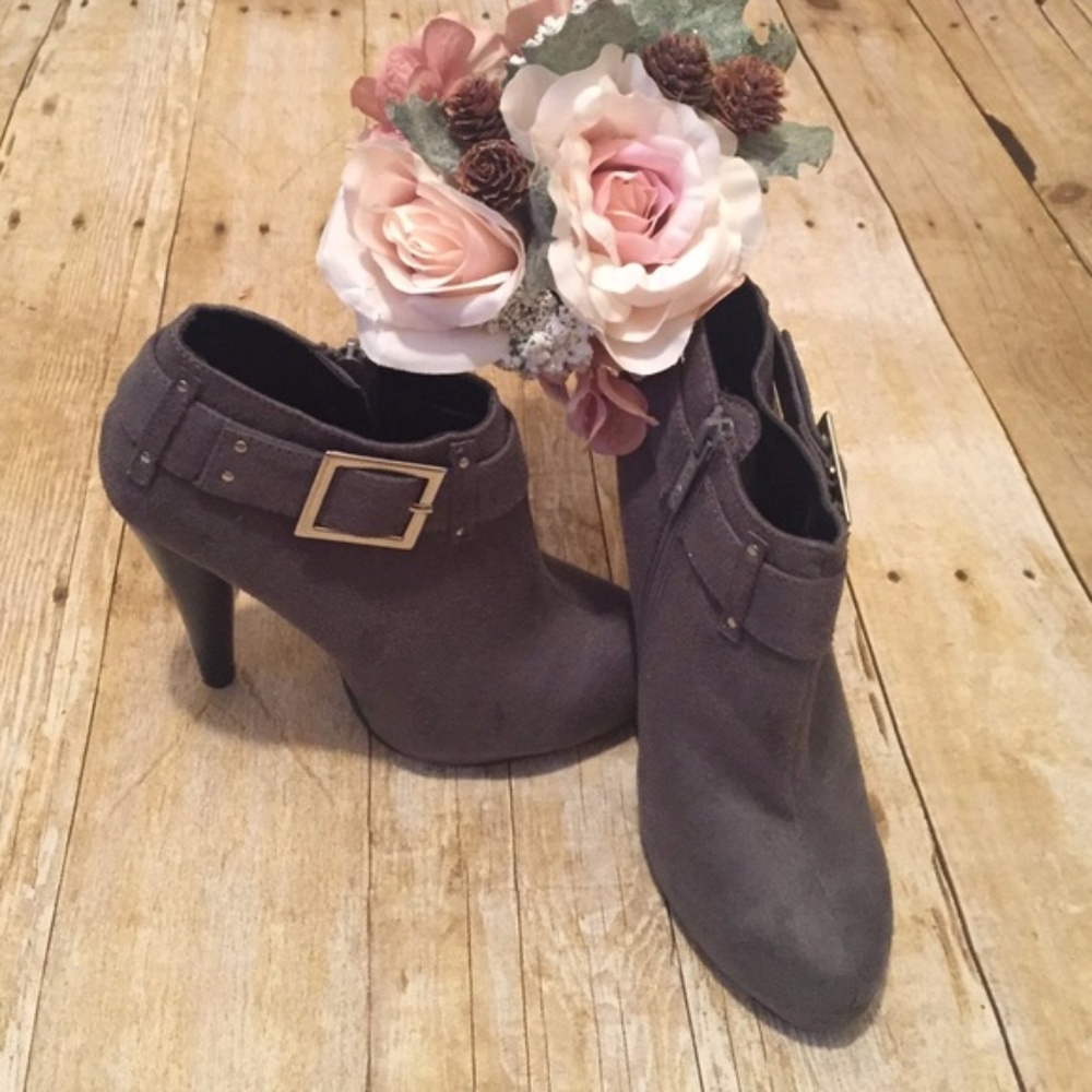 buckled booties