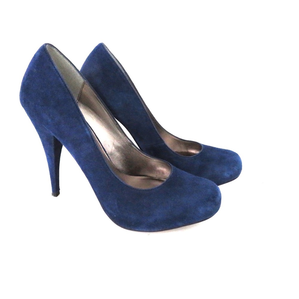 Steve Madden Suede Midnight Blue Trinitie Pump