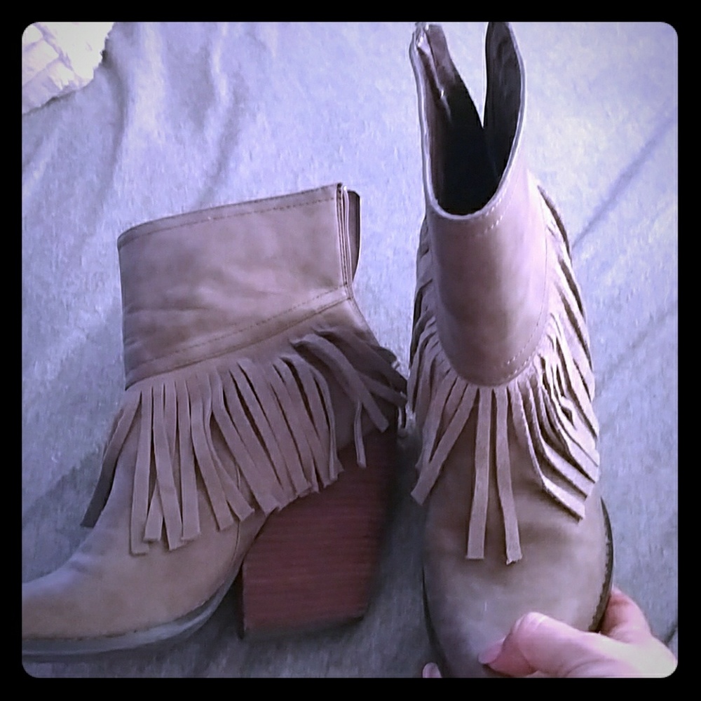 Fringe Booties - image 1