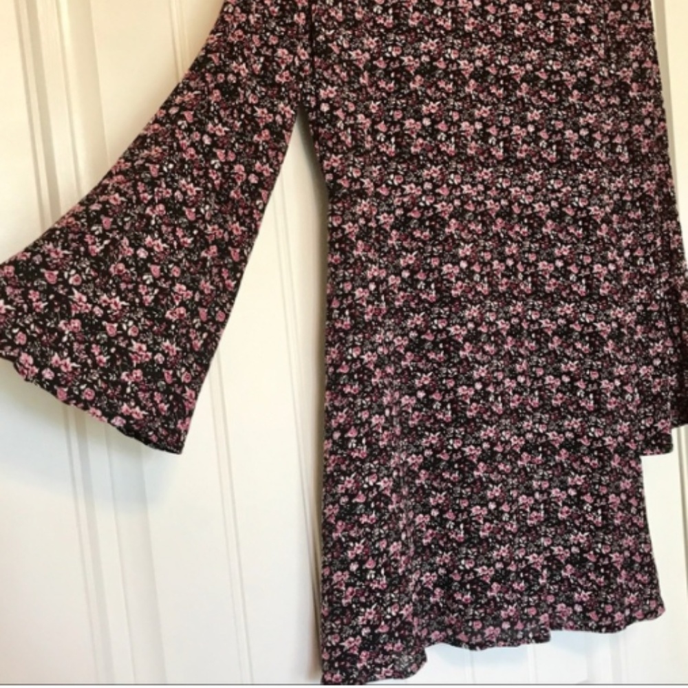 Urban Outfitters Floral Printed Long Sleeve Dress