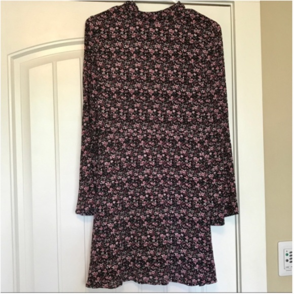 Urban Outfitters Floral Printed Long Sleeve Dress - Picture 2 of 4