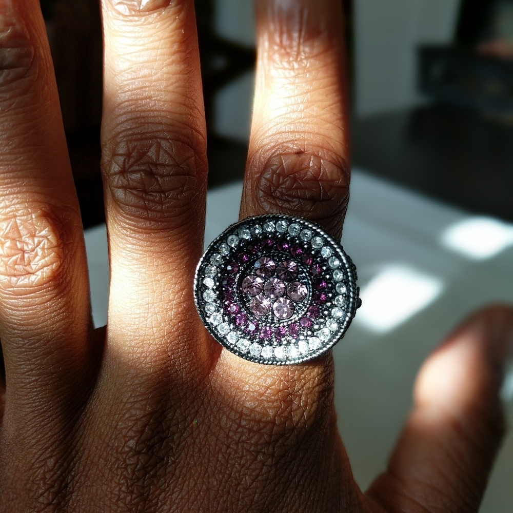 Beautiful Purple Statement Ring