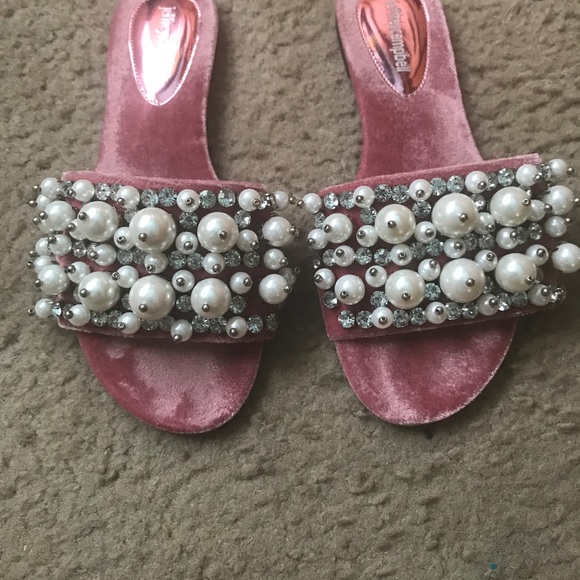 jeffrey campbell facil embellished slide slippers