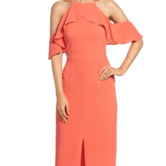 Maggy London Cold Shoulder Dress - Like New! - Picture 1 of 3