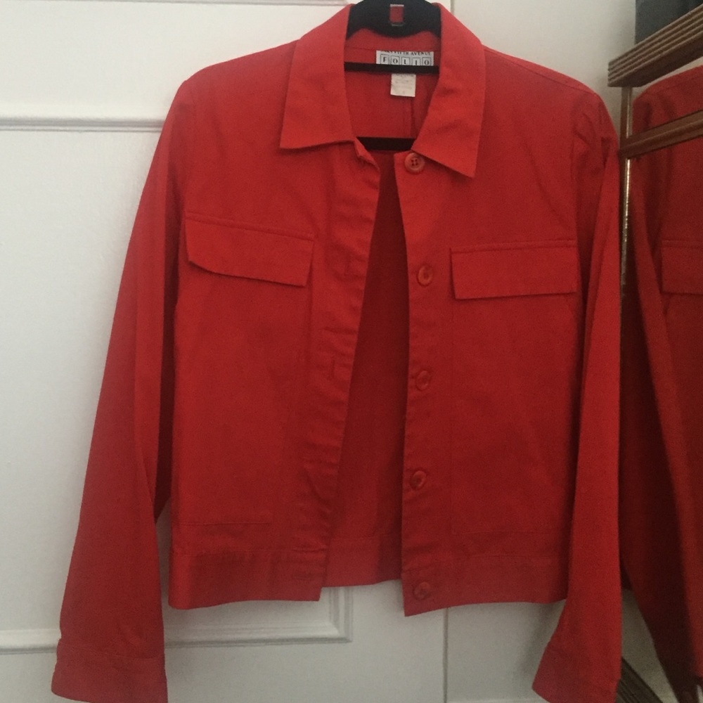 Saks Fifth Avenue Red Jacket
