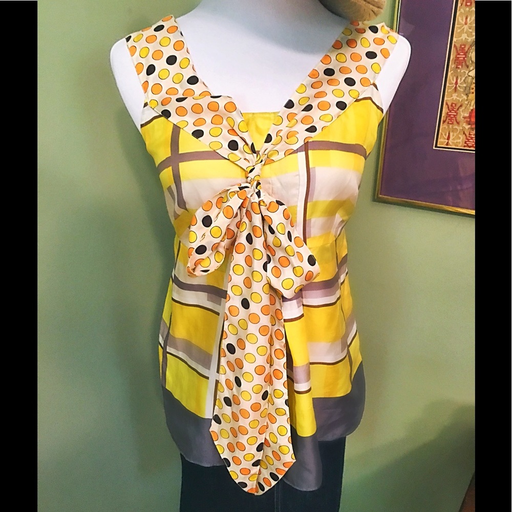 Anthropologie Silk Tank