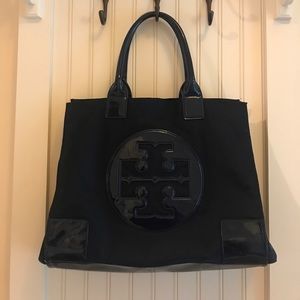 Tory Burch Large Ella Tote Navy
