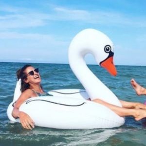 BRAND NEW NEVER OPENED Swan Pool Float