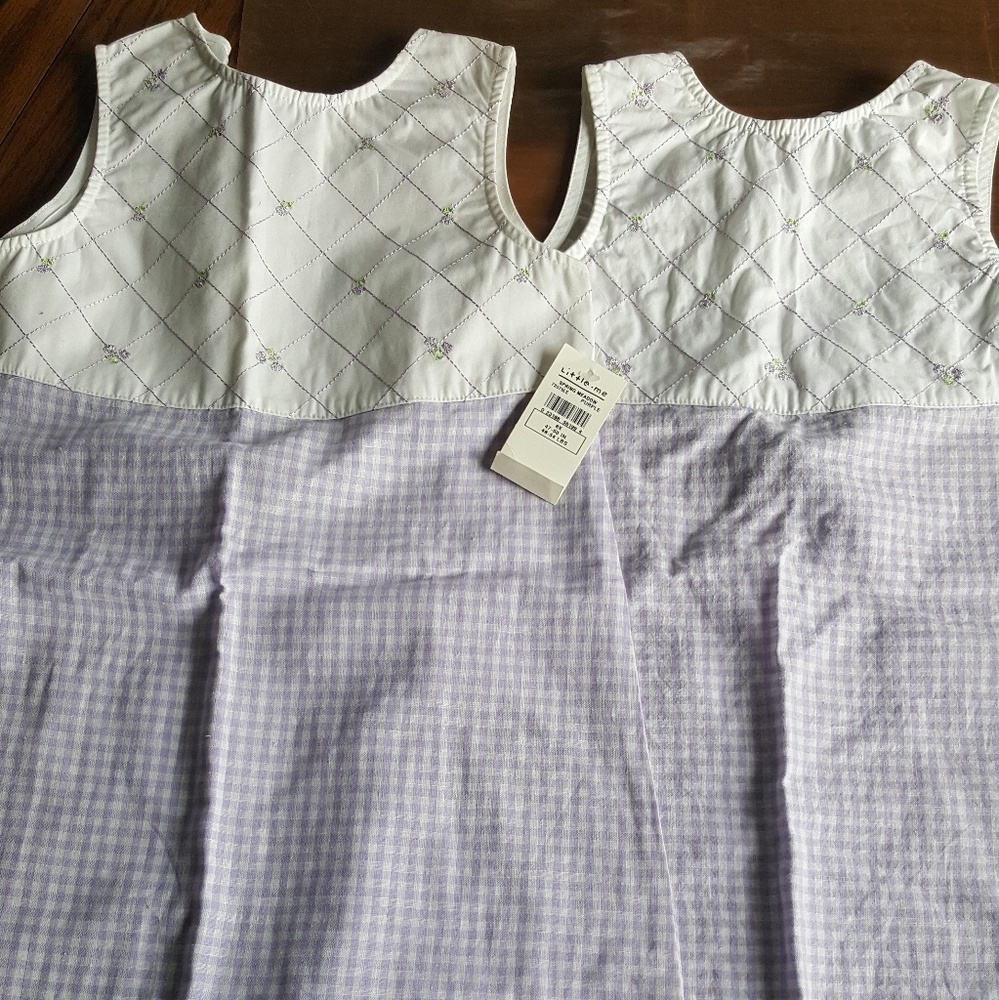 Sister dresses, split sizes 5 and 6x