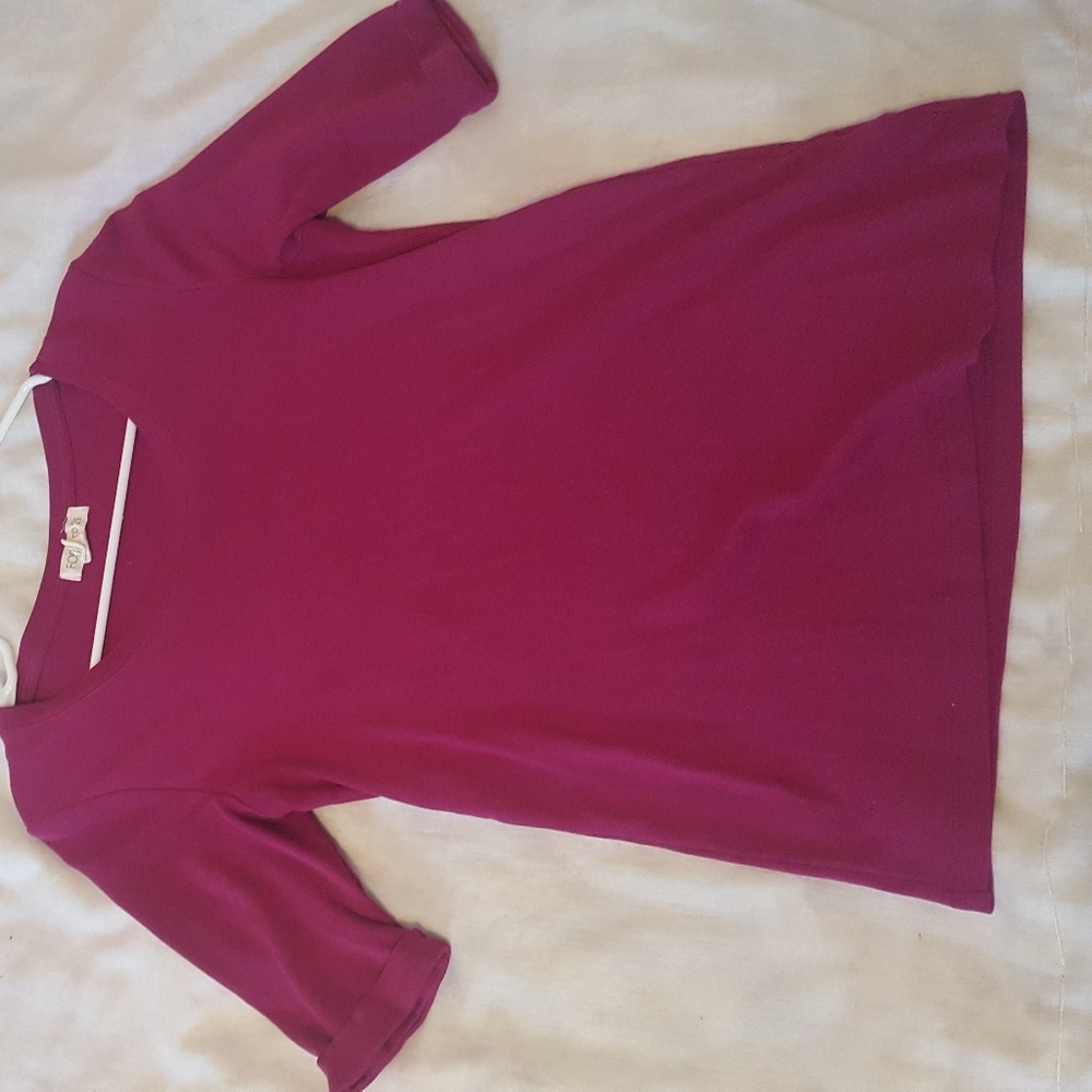 Elbow scoop cotton top