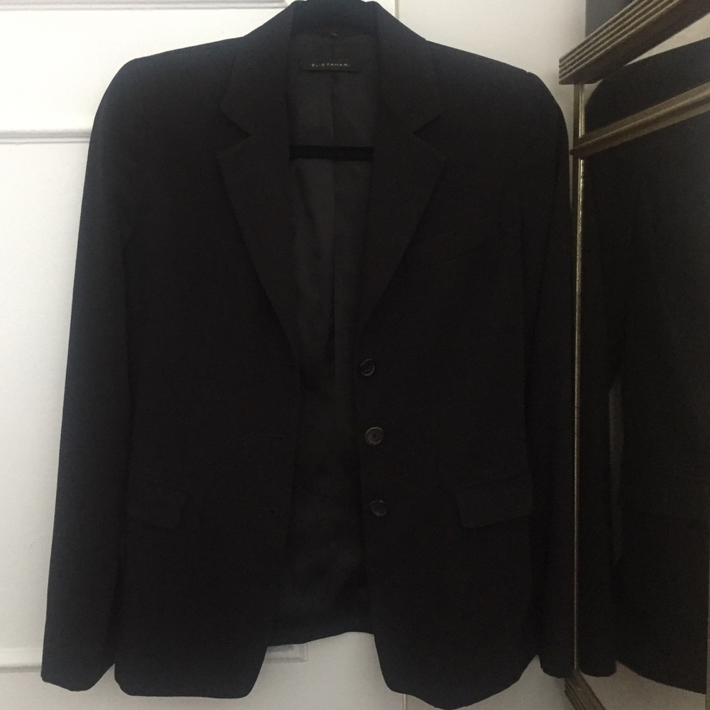 Eli's Tahari Black Suit Jacket