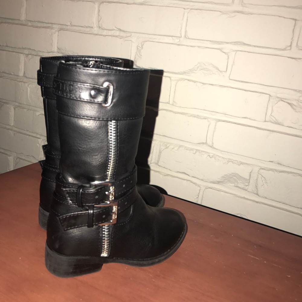 Toddler girl black boots