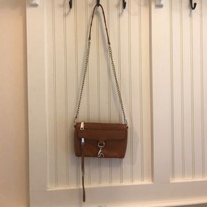 Rebecca Minkoff Mini Mac Crossbody Bag, Brown