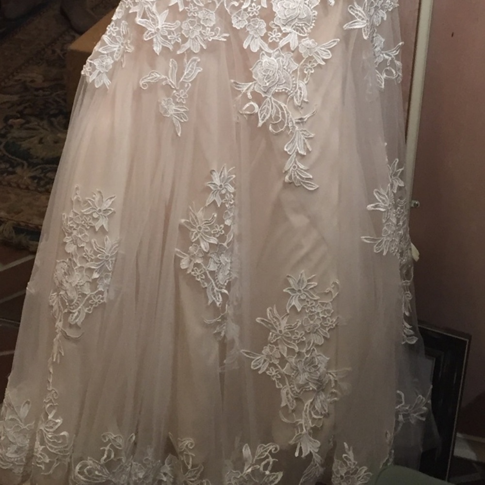 Ivory Lace Alex Milano Wedding Dress 💍👗👰 - Picture 4 of 7