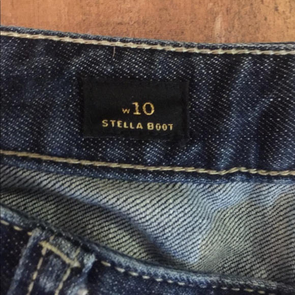 Women's Express Stella boot X2 Dark Wash w/gold - Picture 4 of 8