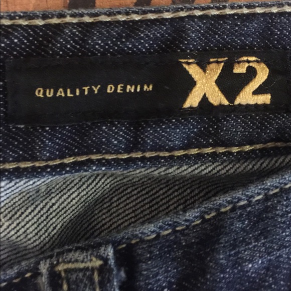 Women's Express Stella boot X2 Dark Wash w/gold - Picture 5 of 8