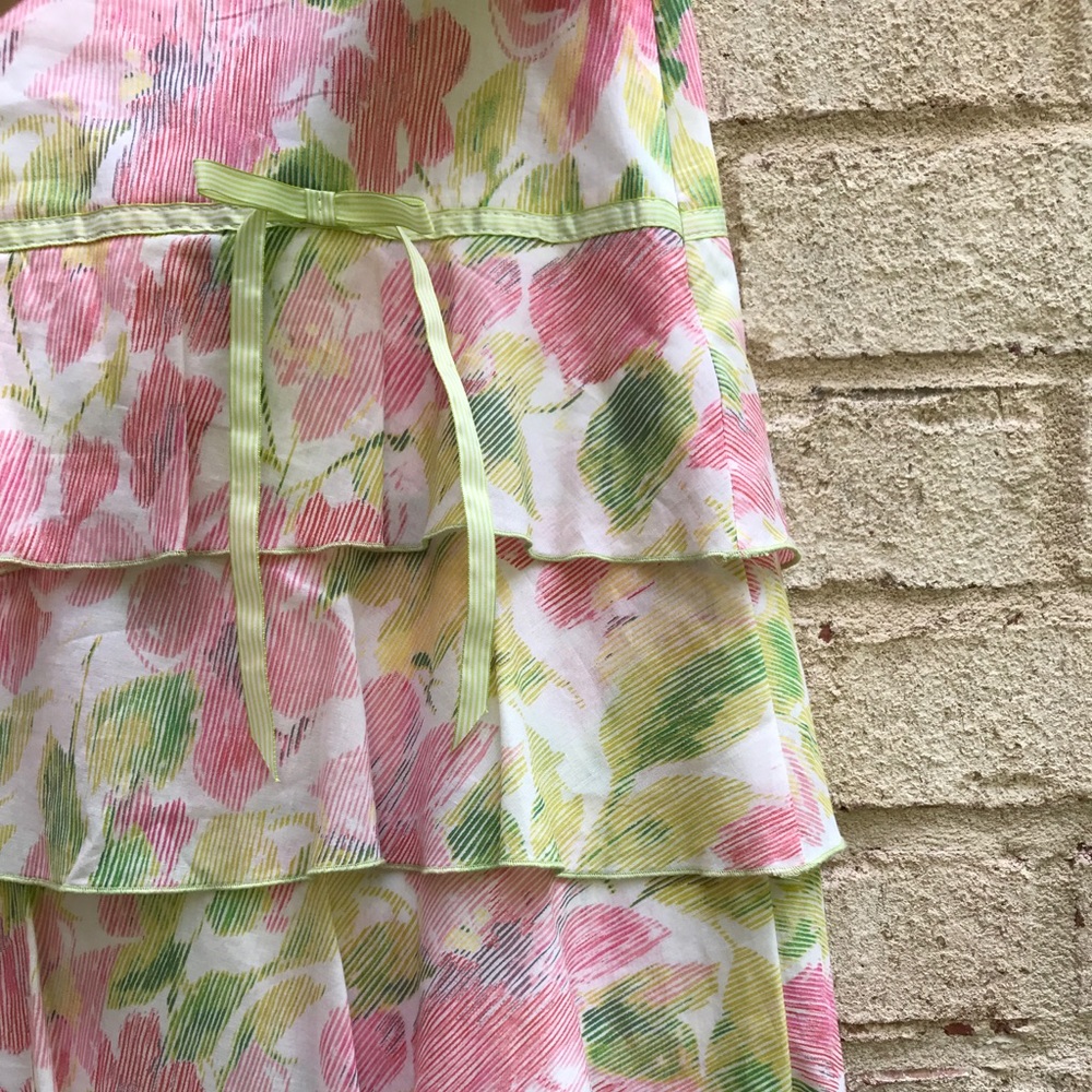 Cynthia Steffe tiered ruffle skirt