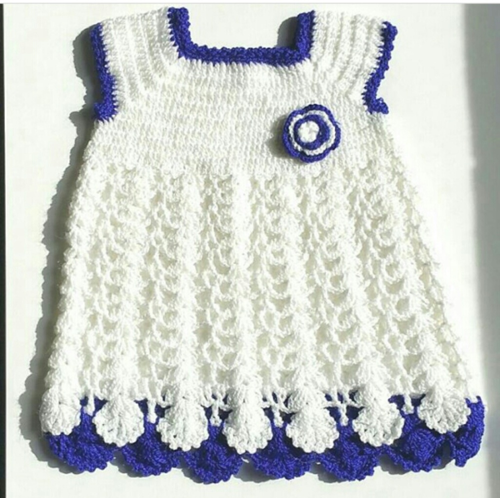Beautiful Handmade crochet girl dress