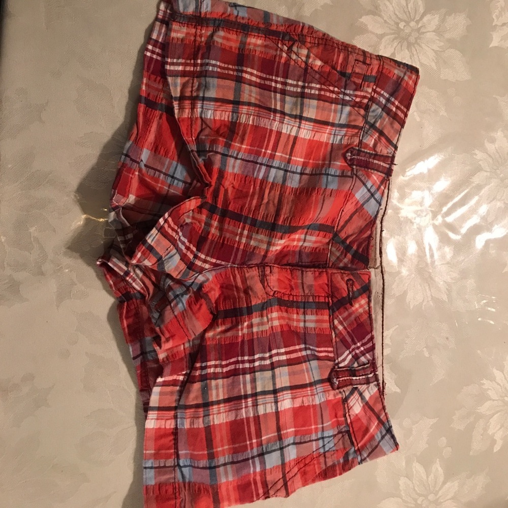Plaid shorts