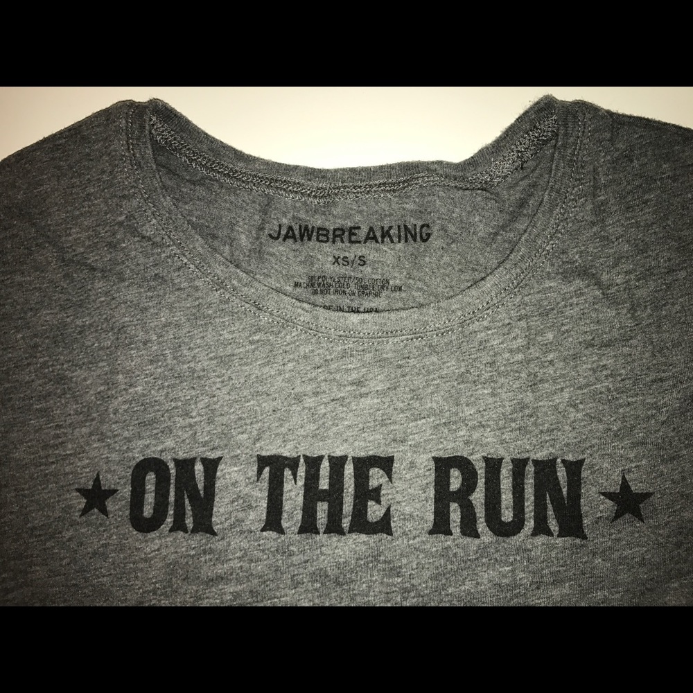 Jawbreaking On The Run crop top