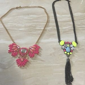 Bundle of statement necklaces