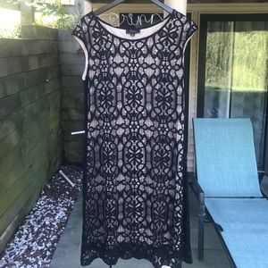 Black lace dress