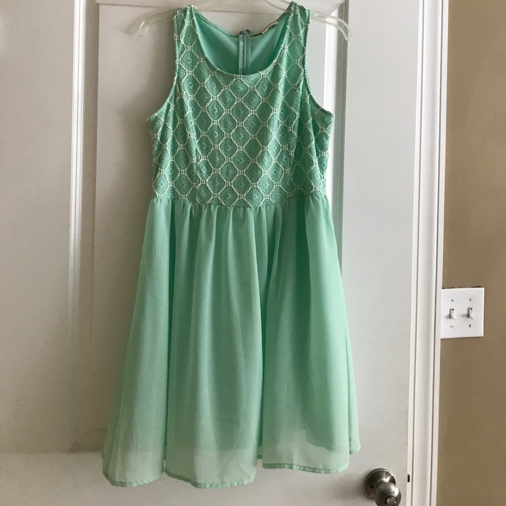 Mint green adorable dress. Only worn once