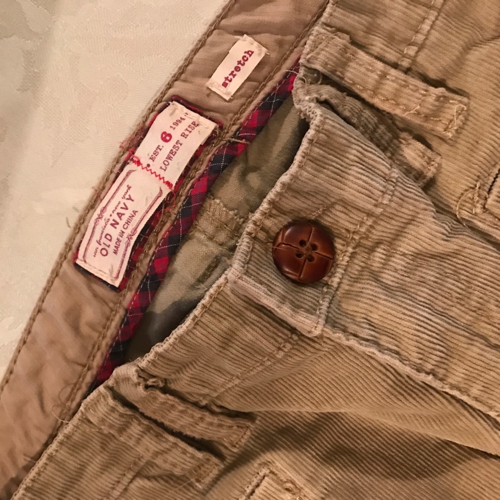 Corduroy pants size 6