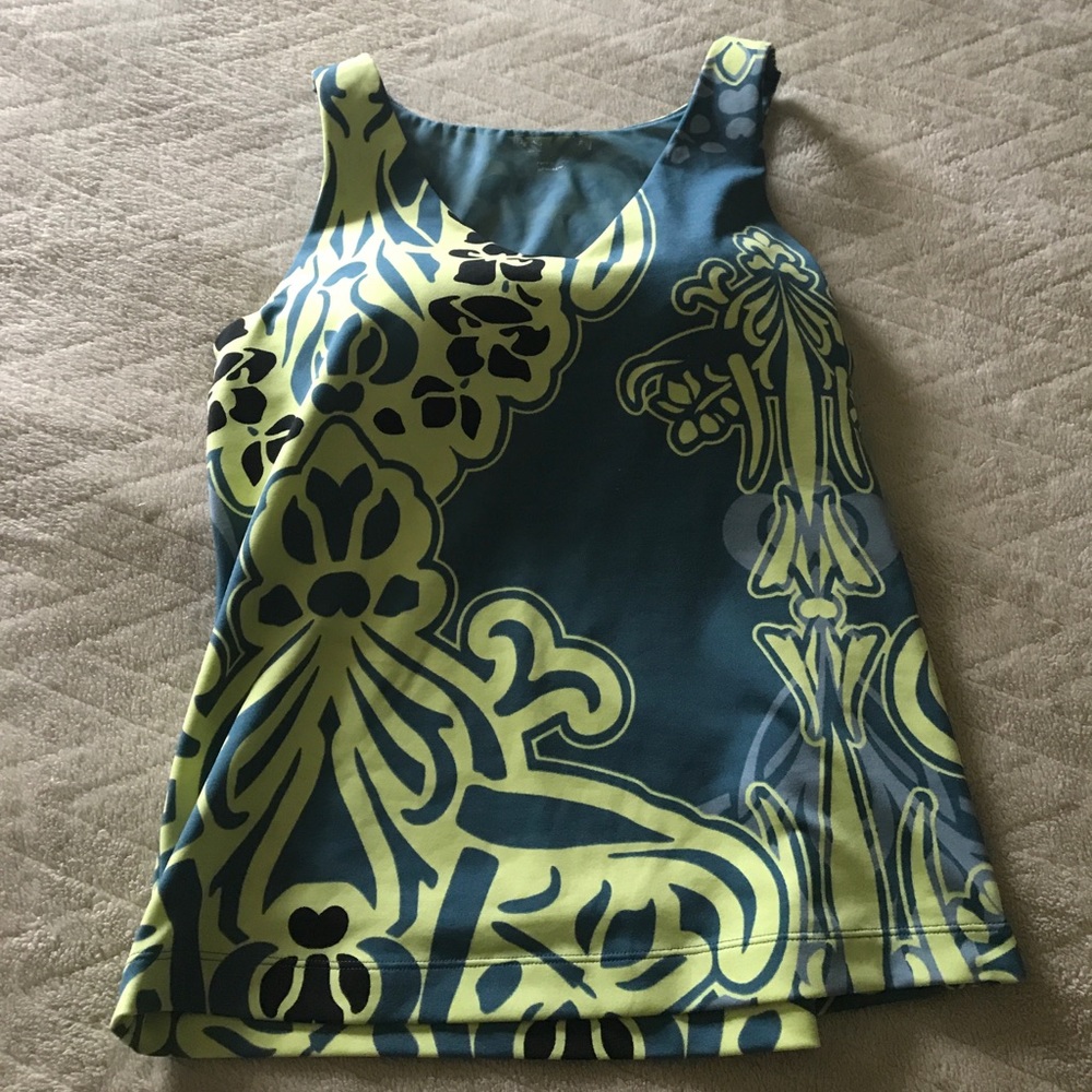 ATHLETA SIZE S TANK MULTI COLORED W support