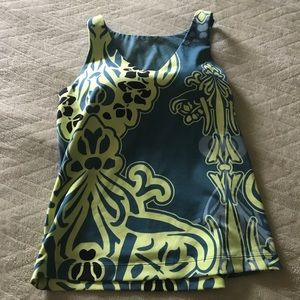 ATHLETA SIZE S TANK MULTI COLORED W support